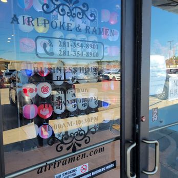 Airi Poke & Ramen - Hours - Ramen Near Me - New Caney, Texas