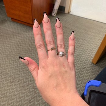 Bliss Nail Spa - The pointer finger here is just noticeably shorter than the rest of my nails, and isn't equal in length to the one on my left hand :/ - Day Spas Near Me - Millersville, Maryland Bliss Nail Spa - The pointer finger here is just noticeably shorter than the rest of my nails, and isn't equal in length to the one on my left hand :/ - Day Spas Near Me - Millersville, Maryland