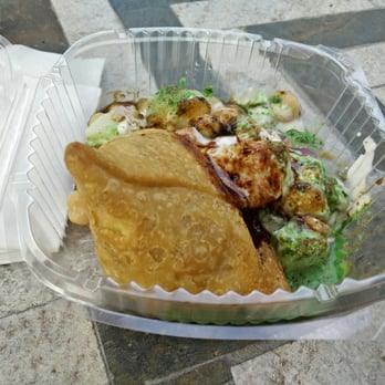Mood Cafe - Veggie samosa with sauce - Cafes Near Me - Philadelphia, Pennsylvania Mood Cafe - Veggie samosa with sauce - Cafes Near Me - Philadelphia, Pennsylvania