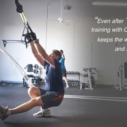 Class Action Fitness - This client trains 3 days a week and started training in March 2001.