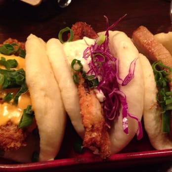 Sit Lo - Mixed Bao - panko chicken, soft shell crab and pork belly - Vietnamese Near Me - Adelaide, SA Sit Lo - Mixed Bao - panko chicken, soft shell crab and pork belly - Vietnamese Near Me - Adelaide, SA