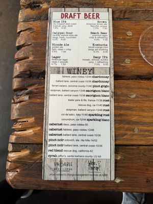Menu photo 1 Santa Barbara Wine Therapy Santa Barbara, CA Menu photo 1 Santa Barbara Wine Therapy Santa Barbara, CA