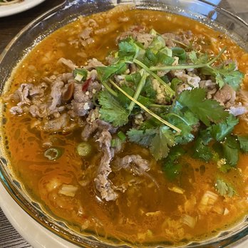 Happy Cafe - Stewed Beef In Sour Soup - Chinese Near Me - Denver, Colorado