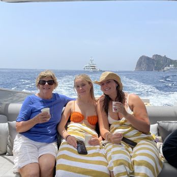 Ischia Charter Boat - On the boat. My girls and Oma - Boat Charters Near Me - Ischia, NA