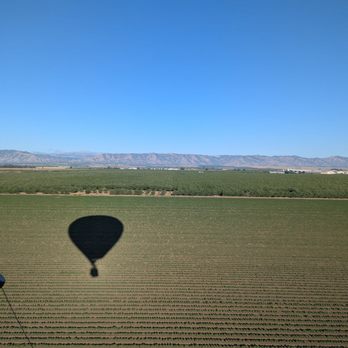 Yolo Ballooning Adventures - As we were flying in the air, you could see the balloon's reflection on the ground. - Hot Air Balloons Near Me - Dixon, California Yolo Ballooning Adventures - As we were flying in the air, you could see the balloon's reflection on the ground. - Hot Air Balloons Near Me - Dixon, California