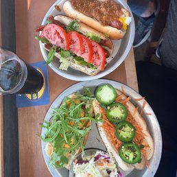 Coney, BLT, Banh Mi, whole lotta Rosie (top to bottom... kinda)