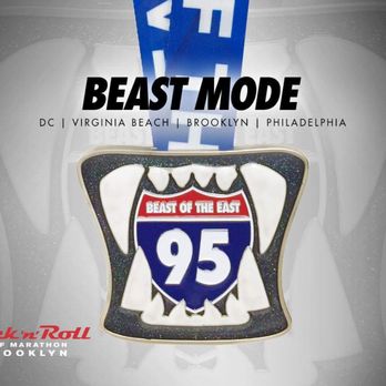 Rock 'n Roll Marathon Series - Brooklyn Half - 2015 - Conquer 3/4 select East Coast 1/2 or full marathons to earn this beastly bling - Races & Competitions Near Me - Prospect Heights, New York