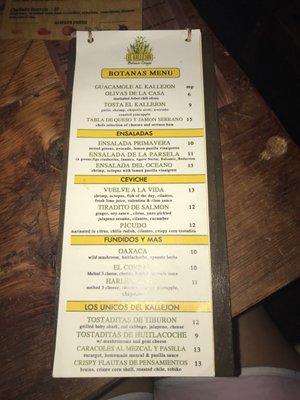 Menu photo 3 El Kallejon New York, NY