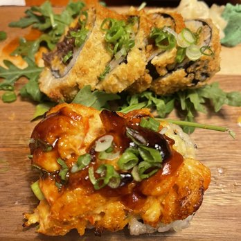 Sushi Jin - 56. Lobster Lasagna and Osaka Cheeseburger roll - Japanese Near Me - Silver Spring, Maryland Sushi Jin - 56. Lobster Lasagna and Osaka Cheeseburger roll - Japanese Near Me - Silver Spring, Maryland