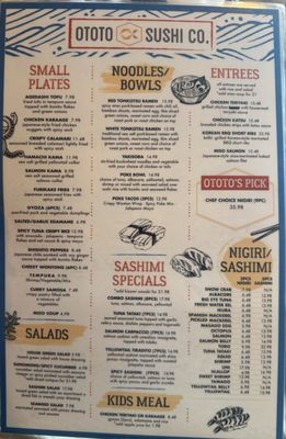 Menu photo 3 Ototo Sushi Co. San Diego, CA
