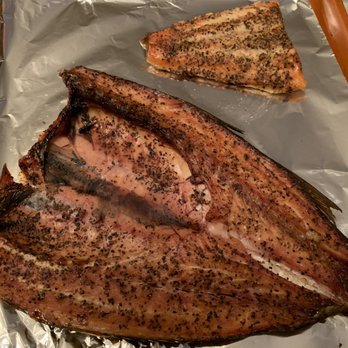 Kyle’s Seafood Market - Smoked Mullet and a piece of smoked salmon - Seafood Markets Near Me - Saint Augustine, Florida Kyle’s Seafood Market - Smoked Mullet and a piece of smoked salmon - Seafood Markets Near Me - Saint Augustine, Florida