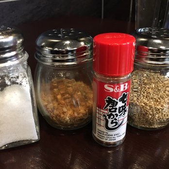 Zen's Noodle House - Condiments (love the fried garlic) - Ramen Near Me - Pittsburgh, Pennsylvania Zen's Noodle House - Condiments (love the fried garlic) - Ramen Near Me - Pittsburgh, Pennsylvania