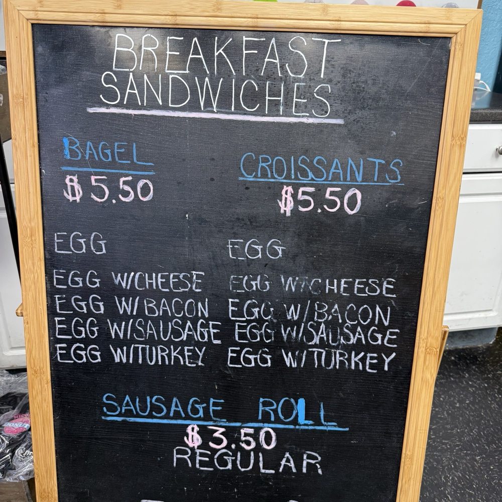 Nicola's Donut Shop - Breakfast sandwich menu. - Donuts Near Me - Tampa, Florida