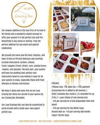 Menu photo 4 Luxe Picnics by Les The Boutique Yulee, FL Menu photo 4 Luxe Picnics by Les The Boutique Yulee, FL
