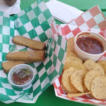 Island Party Hut - French toast sticks and chips with salsa - Hawaiian Near Me - Chicago, Illinois Island Party Hut - French toast sticks and chips with salsa - Hawaiian Near Me - Chicago, Illinois
