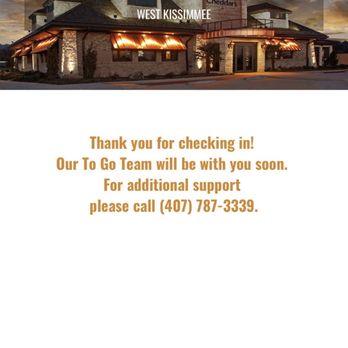 Cheddar's Scratch Kitchen - Order in the app - Comfort Food Near Me - Kissimmee, Florida