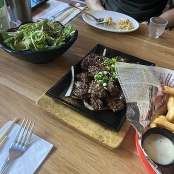 Anju House - galbi and with green onion salad - Korean Near Me - Los Angeles, California Anju House - galbi and with green onion salad - Korean Near Me - Los Angeles, California
