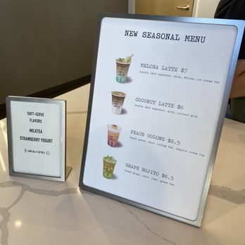 Dr.ink - Seasonal drink menu and soft serve menu - Coffee & Tea Near Me - San Jose, California