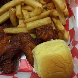 The fries were good, the biscuit too!