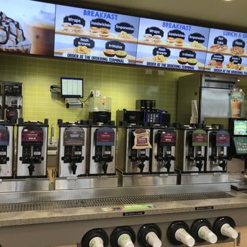 Cumberland Farms - Coffee station - notice the screens displaying food options - Gas Stations Near Me - LATHAM, New York Cumberland Farms - Coffee station - notice the screens displaying food options - Gas Stations Near Me - LATHAM, New York