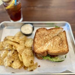 BLTA with a side of house made chips BLTA with a side of house made chips