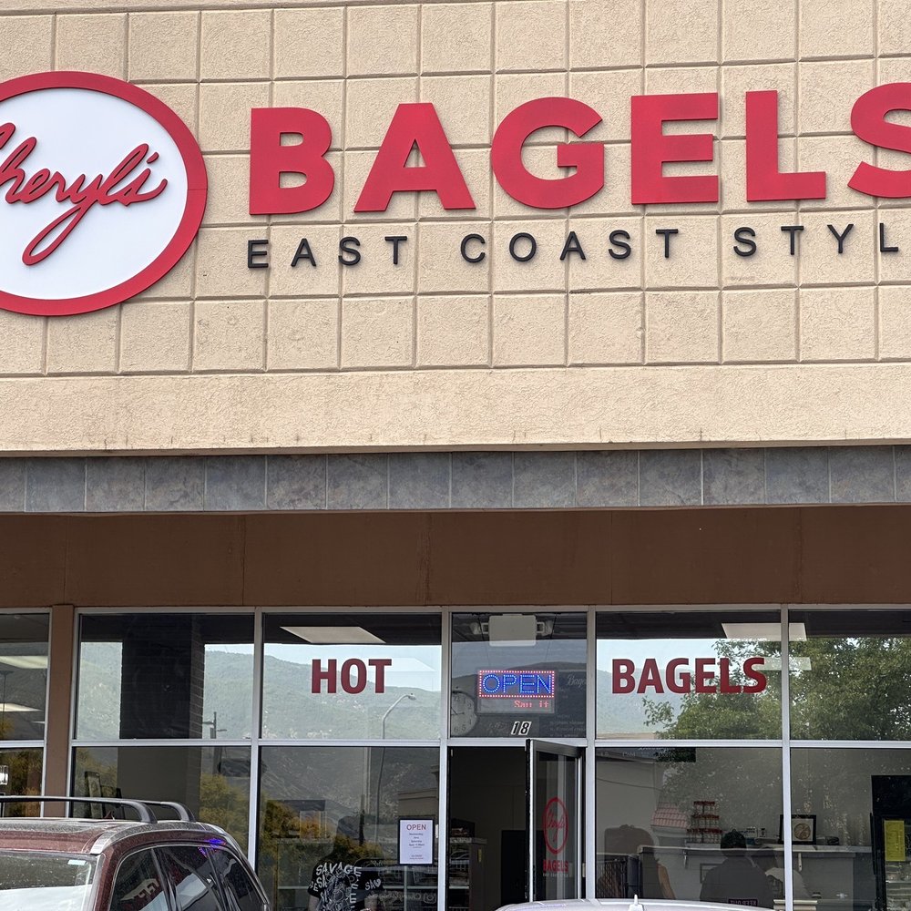 Cheryl's Bagels - Front façade at Cheryl's Bagels - Bagels Near Me - Bountiful, Utah Cheryl's Bagels - Front façade at Cheryl's Bagels - Bagels Near Me - Bountiful, Utah