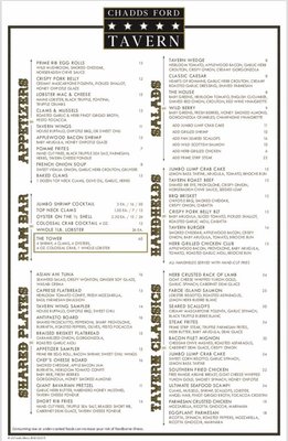 Menu photo 8 Chadds Ford Tavern Chadds Ford, PA Menu photo 8 Chadds Ford Tavern Chadds Ford, PA