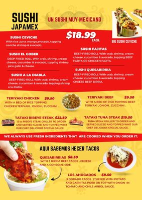 Menu photo 2 Señor Sushi USA El Paso, TX Menu photo 2 Señor Sushi USA El Paso, TX