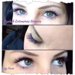 Eyelash Extensions Niagara - Purple lashes! Bottom lashes to add drama