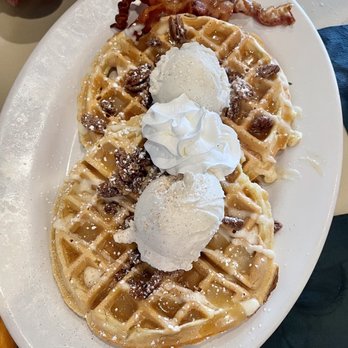 Bay Local Eatery - Pecan waffles - Breakfast & Brunch Near Me - Virginia Beach, Virginia Bay Local Eatery - Pecan waffles - Breakfast & Brunch Near Me - Virginia Beach, Virginia