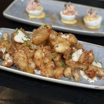The Perch - Cheese Curds Lobster Deviled Eggs - Breweries Near Me - Chicago, Illinois The Perch - Cheese Curds Lobster Deviled Eggs - Breweries Near Me - Chicago, Illinois