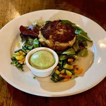 Agora Taverna - App Crab Cake - Greek Near Me - Forest Hills, New York Agora Taverna - App Crab Cake - Greek Near Me - Forest Hills, New York