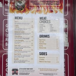 Menu as of 2/2025 Menu as of 2/2025