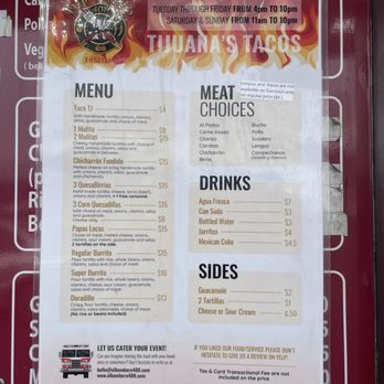 El Bombero 408 - Menu as of 2/2025 - Tacos Near Me - San Jose, California El Bombero 408 - Menu as of 2/2025 - Tacos Near Me - San Jose, California