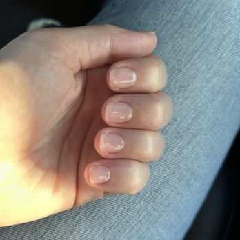 Sunflower Nails - Natural Short Manicure - Nail Salons Near Me - Alexandria, Virginia