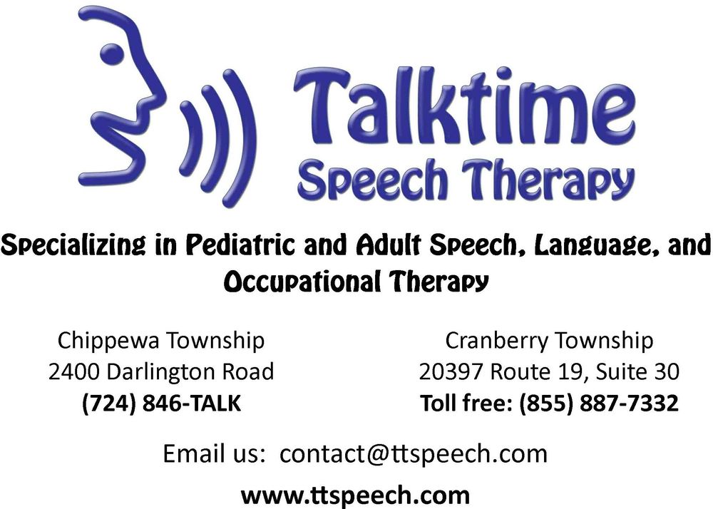 Talktime Speech Therapy - child therapist in Cranberry Township, PA