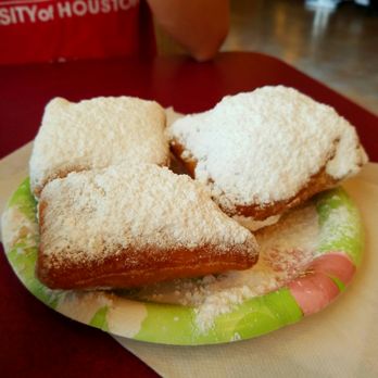 Javaman Coffee - Close up of the beignets. Lots of sugar powder so eat slowly, don't choke! - Creperies Near Me - Humble, Texas Javaman Coffee - Close up of the beignets. Lots of sugar powder so eat slowly, don't choke! - Creperies Near Me - Humble, Texas