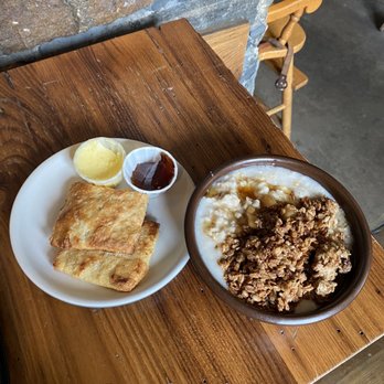 Artifact Coffee - Biscuits, Oatmeal, Apple and Plum Compote - Cafes Near Me - Baltimore, Maryland Artifact Coffee - Biscuits, Oatmeal, Apple and Plum Compote - Cafes Near Me - Baltimore, Maryland