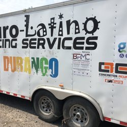 The Back Porch Mail Center - BPMC Sticker on one of our service Trailers