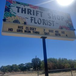 His Closet Thrift Store - Sign