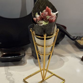 Chef JUN - Bay Ho - negi-toro hand roll - Japanese Near Me - San Diego, California