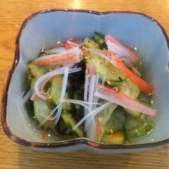 Yashima Restaurant - Cucumber sunomono do good!!! - Sushi Bars Near Me - Covina, California