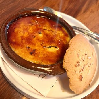 Bravas Bar de Tapas - Crema Catalana with Almond Cookie - Spanish Near Me - Healdsburg, California