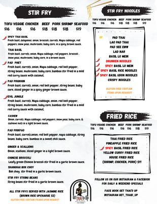 Menu photo 5 Get Thai'D Up Webster, NY