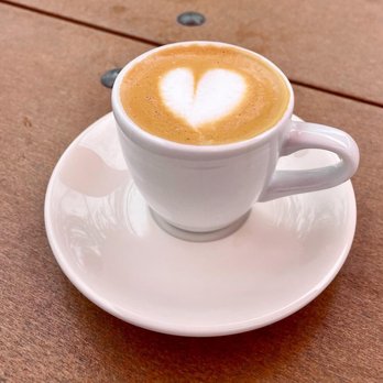 Caboose Commons - Lavender cortado - Breweries Near Me - Fairfax, Virginia