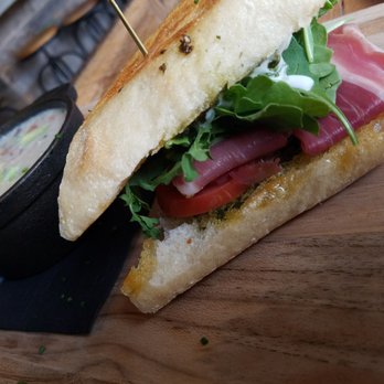 Tapas & Beers - Prosciutto sandwich and chicken soup - French Near Me - San Diego, California Tapas & Beers - Prosciutto sandwich and chicken soup - French Near Me - San Diego, California