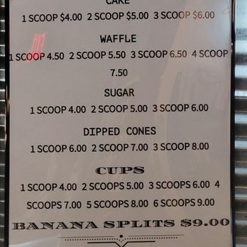 The Ice Cream Bar - a menu for the ice cream bar - Bakeries Near Me - Santee, South Carolina The Ice Cream Bar - a menu for the ice cream bar - Bakeries Near Me - Santee, South Carolina