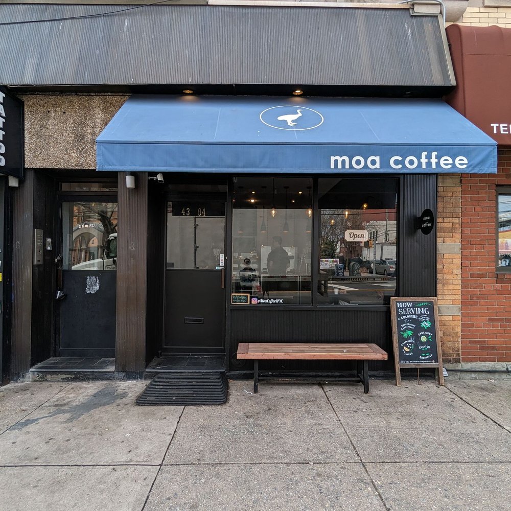 Moa Coffee - 30th Ave - Exterior - Coffee & Tea Near Me - Astoria, New York Moa Coffee - 30th Ave - Exterior - Coffee & Tea Near Me - Astoria, New York