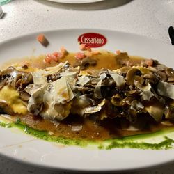 Cassariano Italian Eatery-Lakewood Ranch - Veal ravioli with Marsala mushrooms