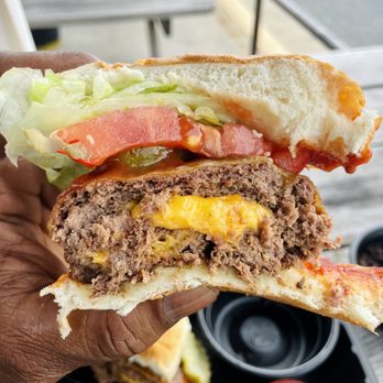 Mission BBQ - Juicy Lucy Burger - Barbeque Near Me - Greenbelt, Maryland